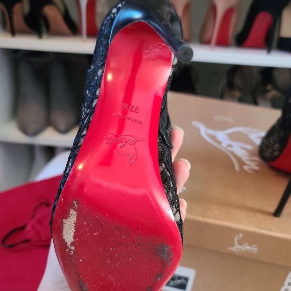 Christian Louboutin lace booties - Picture 4 of 5